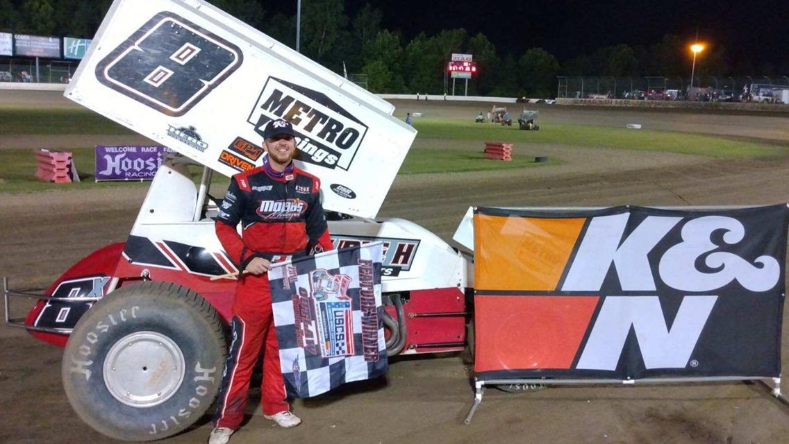 Bowden rockets to first 2022 USCS  win at the Mag in the Fireworks 150 on Sunday