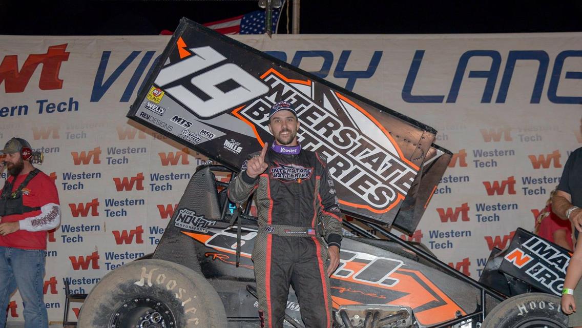 Wes Wofford Wins 7-for-7 in POWRi Vado Super Sprint Feature Event