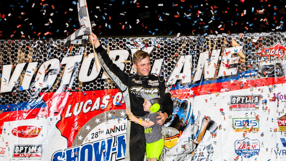 Payton Looney Captures First Career Show-Me 100 at Lucas Oil Speedway