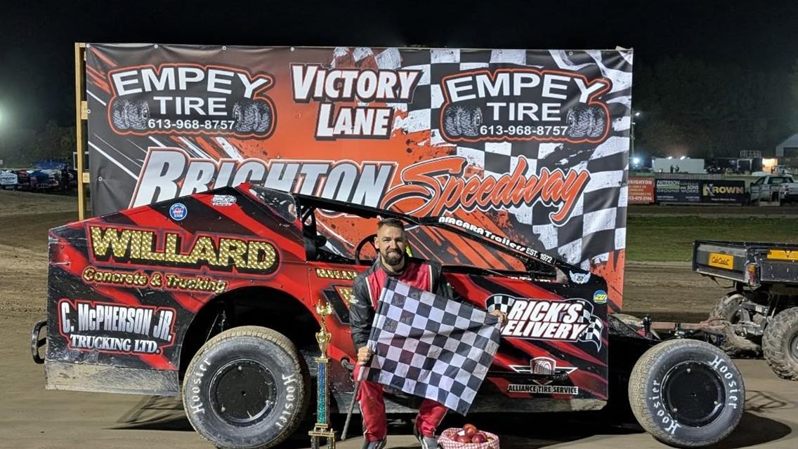 CODY MCPHERSON AND DYLAN KIRKLAND SPLIT APPLEFEST SHOOTOUT WEEKEND AT BRIGHTON SPEEDWAY