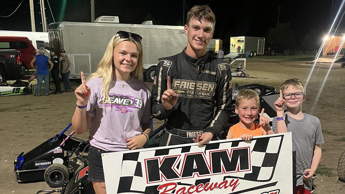Friesen, Kiner, West, and Kalkwarf Capture KAM Raceway Victories on Friday!