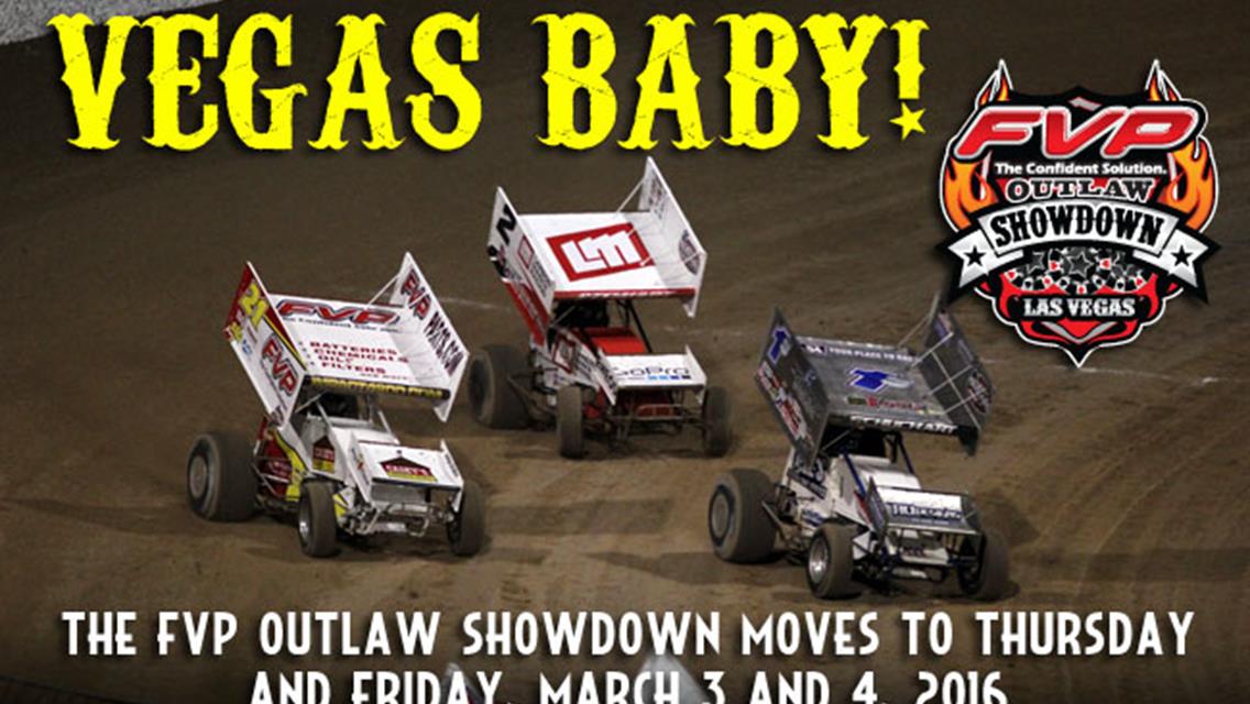 World of Outlaws Sprint Car Series Moves to Thursday and Friday in 2016 Return to the Dirt Track and Las Vegas Motor Speedway