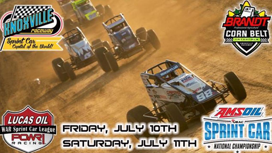 Knoxville Raceway Takes Center Stage for POWRi Lucas Oil Sprint Leagues