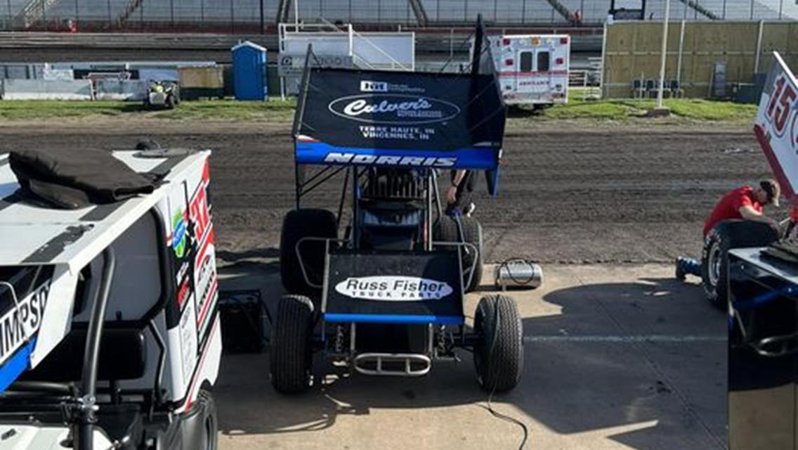 Norris Takes On Knoxville Raceway