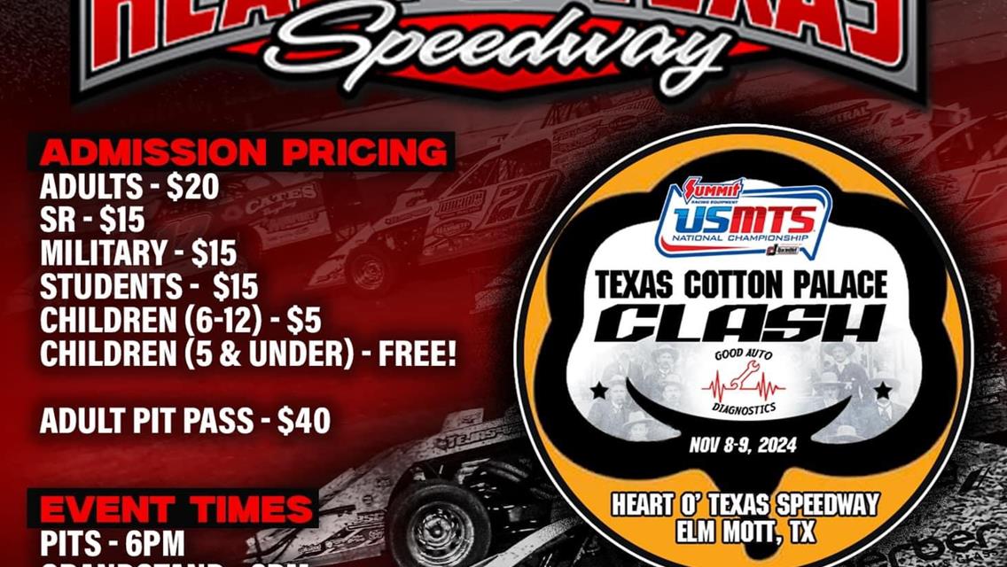 USRA ARMS and USMTS Texas Cotton Palace Clash November 7-9, 2024