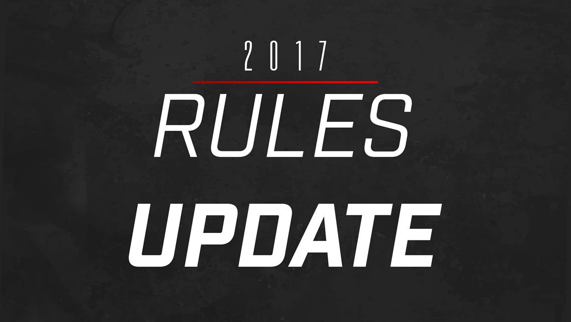 2017 Rules Update