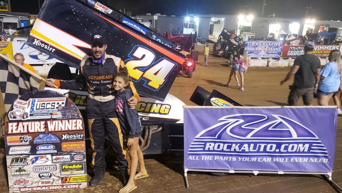 Danny Martin, Jr. survives for win at East Alabama Motor Speedway on Saturday 6/20