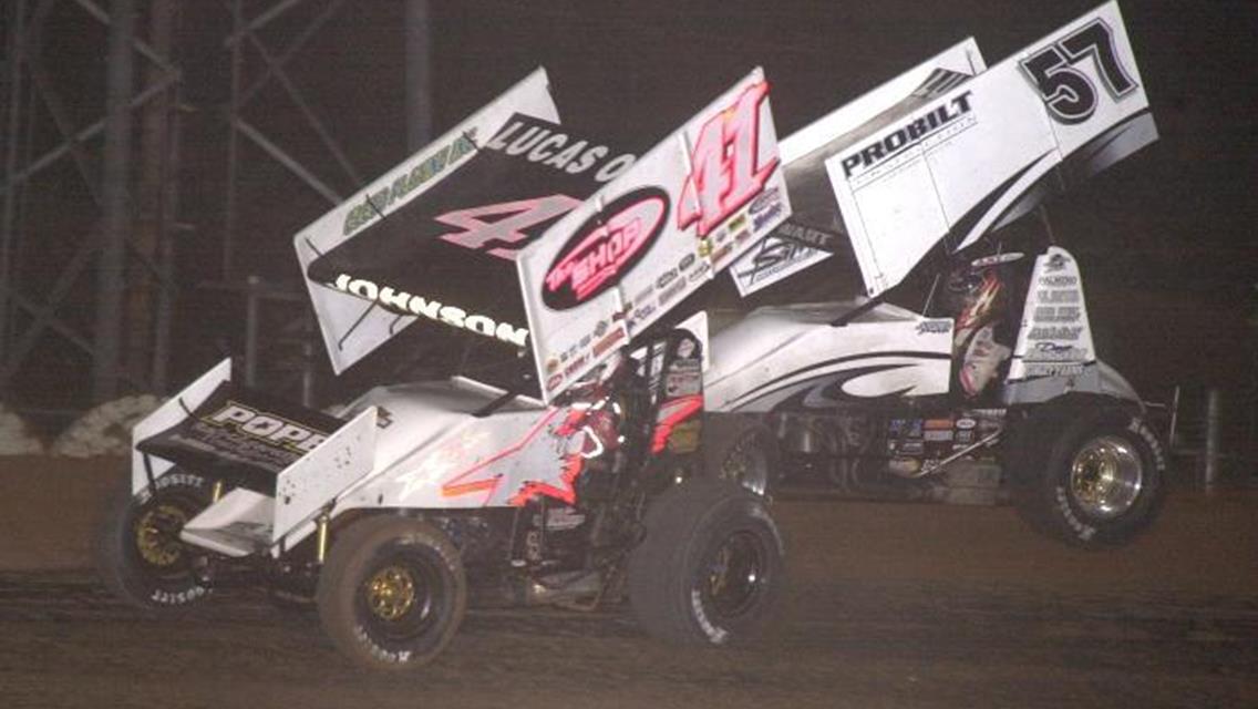 &quot;Ragin Cajun&#39;&quot; Prevails for Lucas Oil Sprint Car..