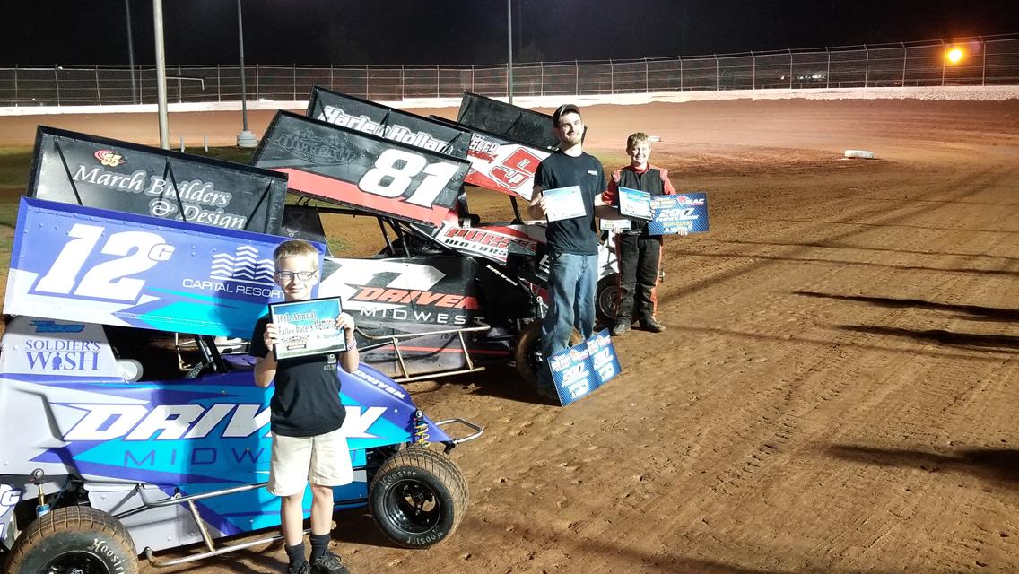 Flud Doubles Up and Pursley Picks Up First Win to Open Driven Midwest USAC NOW600 National Series Sooner 600 Week at I-44 Riverside Speedway