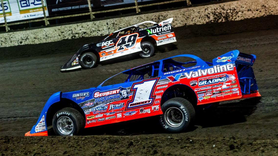 Huset’s Speedway (Brandon, SD) – Lucas Oil Late Model Dirt Series – Silver Dollar Nationals – July 17th-19th, 2025. (Heath Lawson photo)