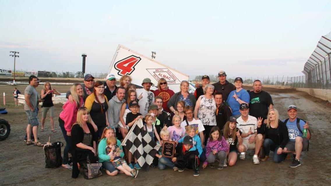 360 sprint car win