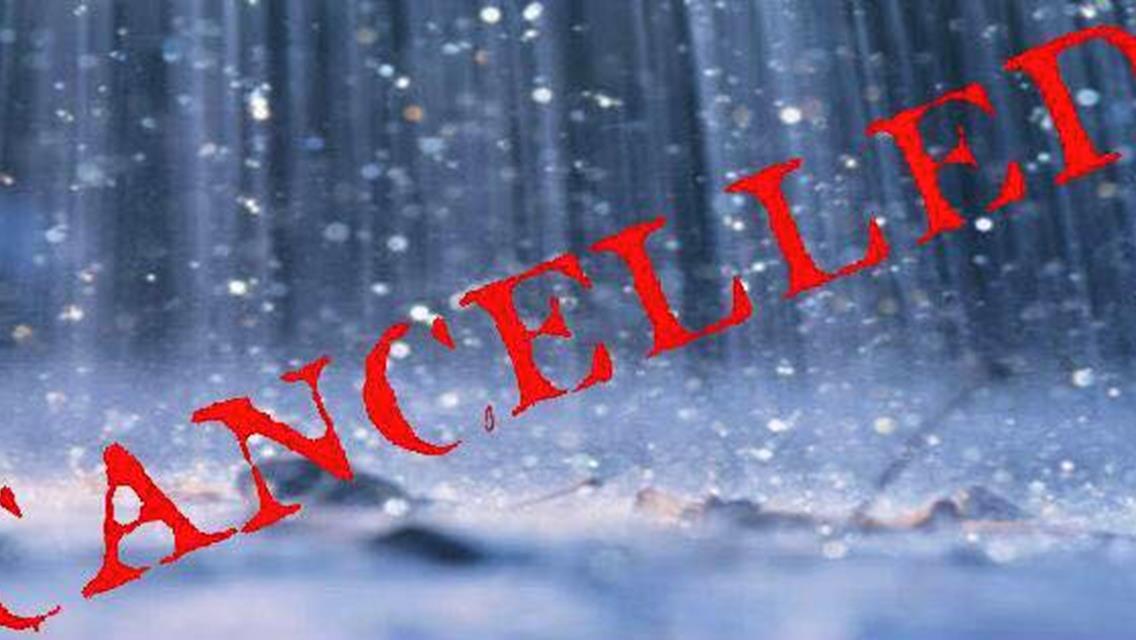 Saturday May 25th Cancelled Due To Rain