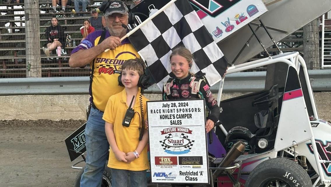 Schweitzer, Dominic White, and Raelyn White Capture Wins Sunday at Stuart Raceway!