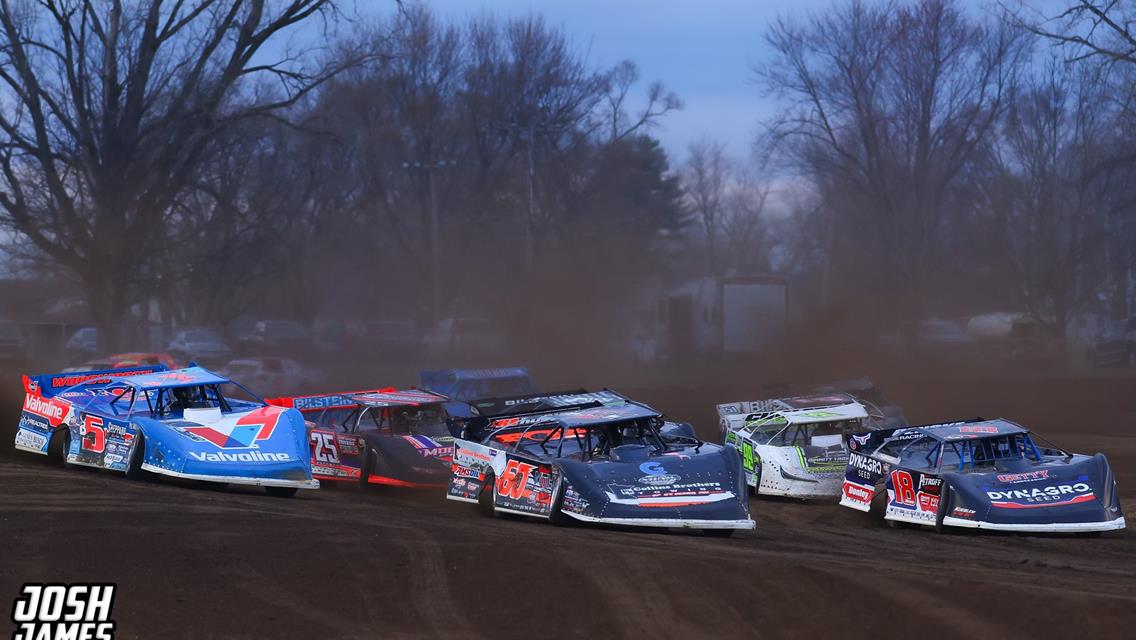 Maquoketa Speedway (Maquoketa, IA) – MARS Late Model Championship Series – Nippy 50 – March 28th-29th, 2025. (Josh James Artwork)