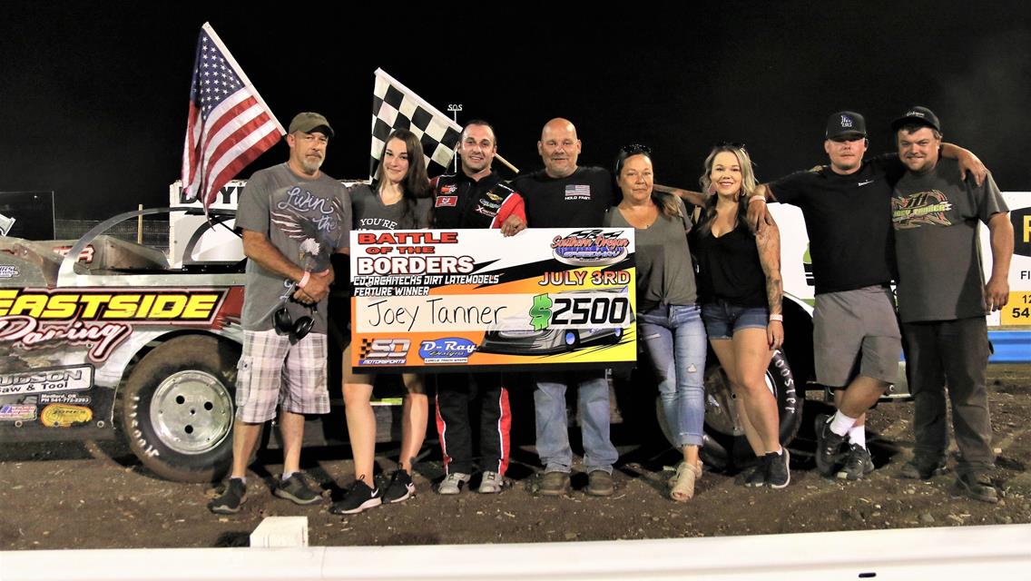 Joey Tanner Wins 2021 Battle At The Border; Harlow And Eaton Also Collect Southern Oregon Speedway Victories