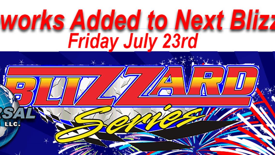 Fireworks Show Added to Blizzard 100 On July 23rd