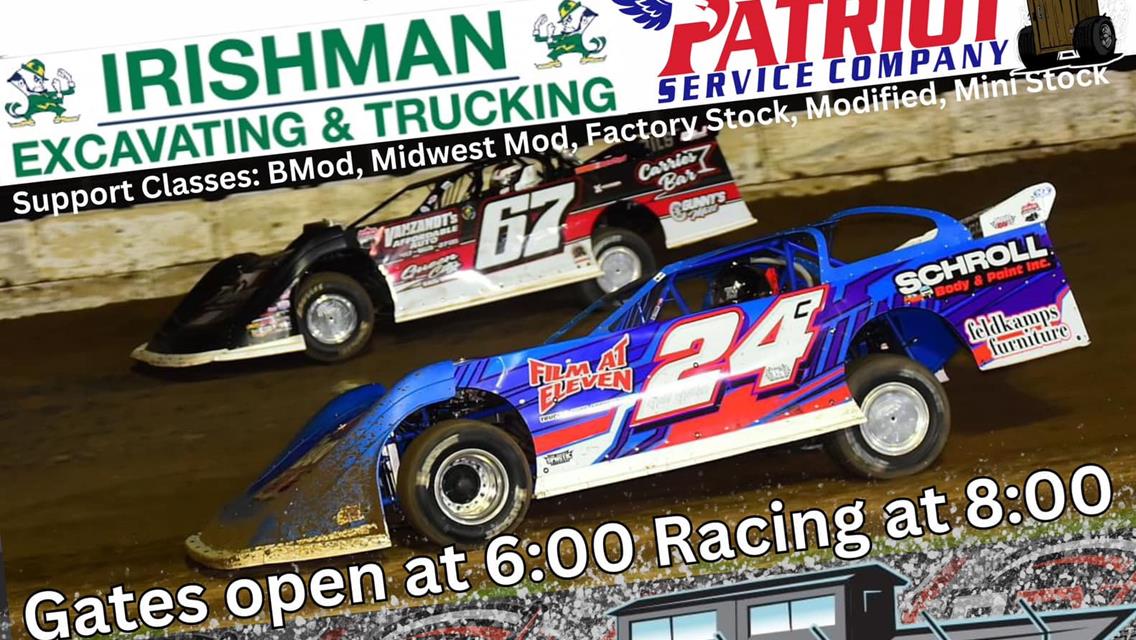 August 9-10 Kansas Weekend at Humboldt and 81 Ahead for REV Dirt Late Model Series