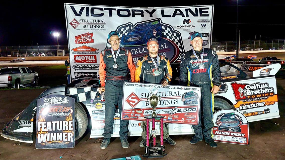 Searing Shines in Icy Slick Gondik Law Speedway Series Stop