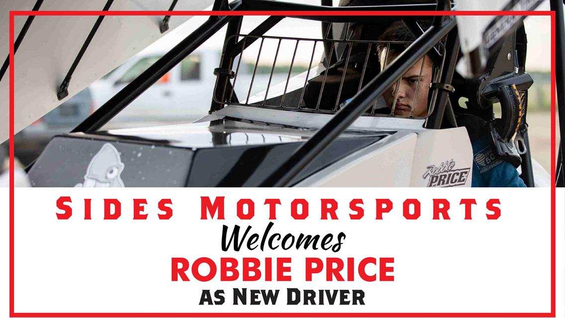 Sides Motorsports Welcomes Robbie Price as New Driver