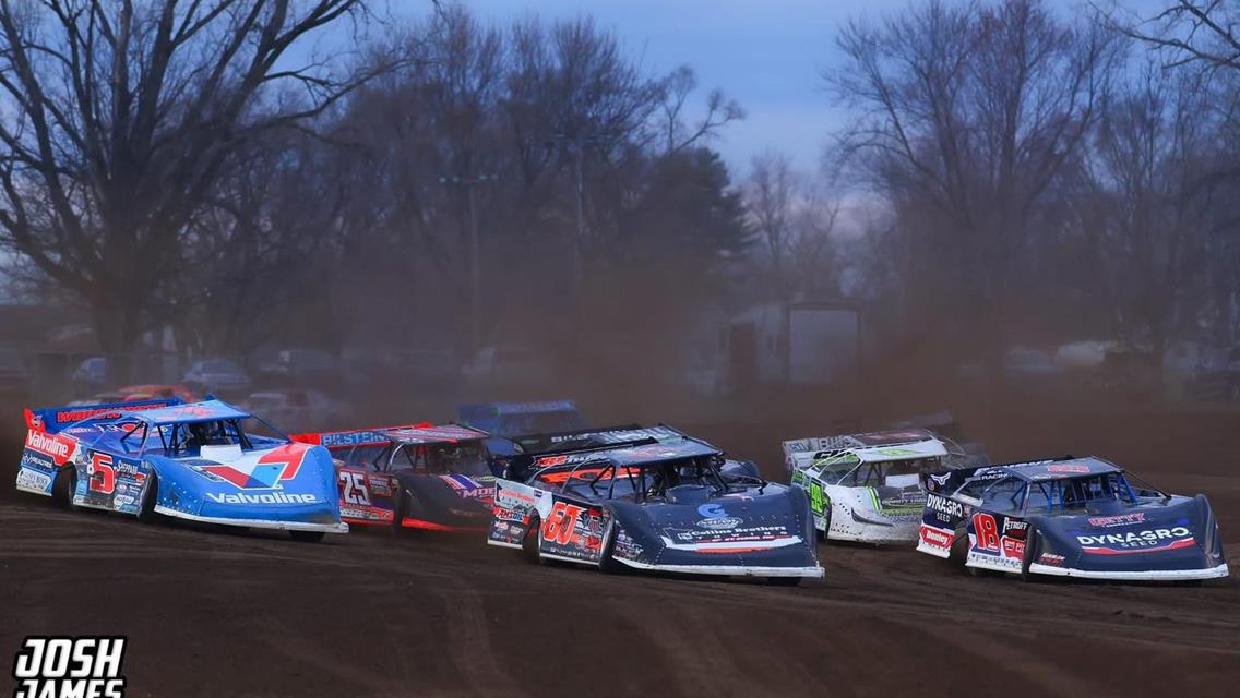 Maquoketa Speedway (Maquoketa, IA) – MARS Late Model Championship Series – Nippy 50 – March 28th-29th, 2025. (Josh James Artwork)