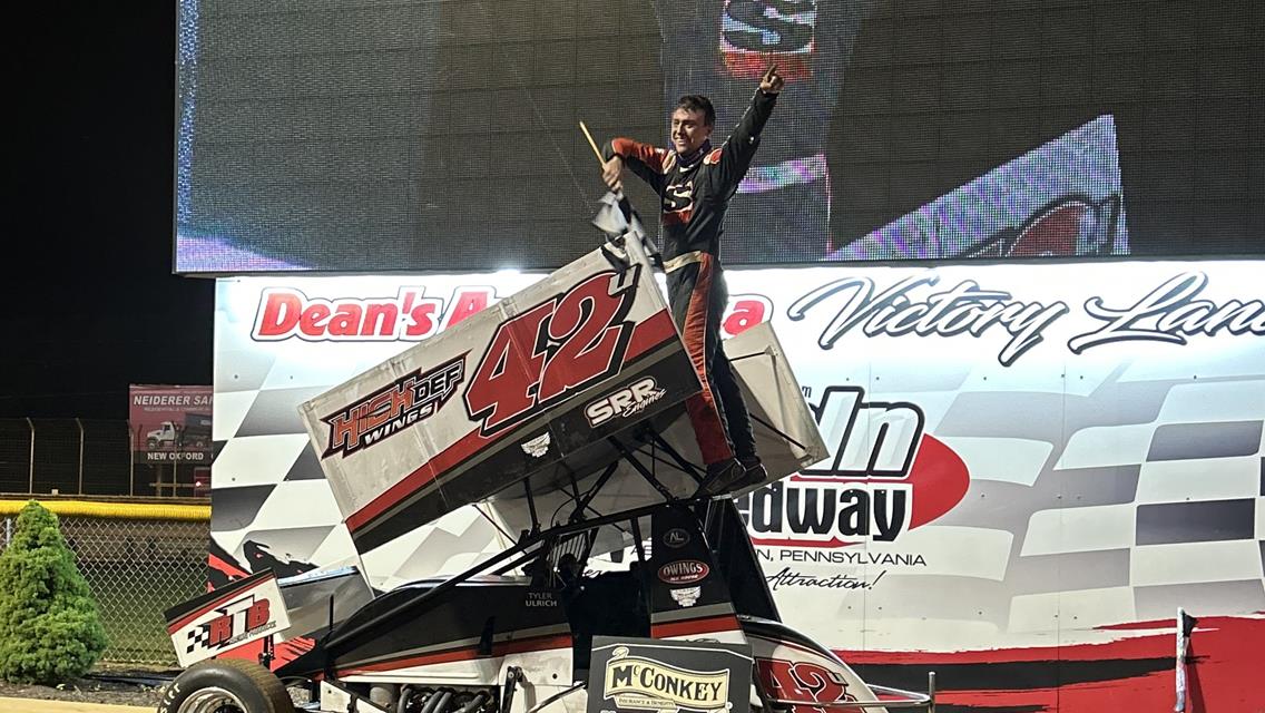 Ulrich Dominates to Score First Career 358 Sprint Car Victory at Lincoln Speedway