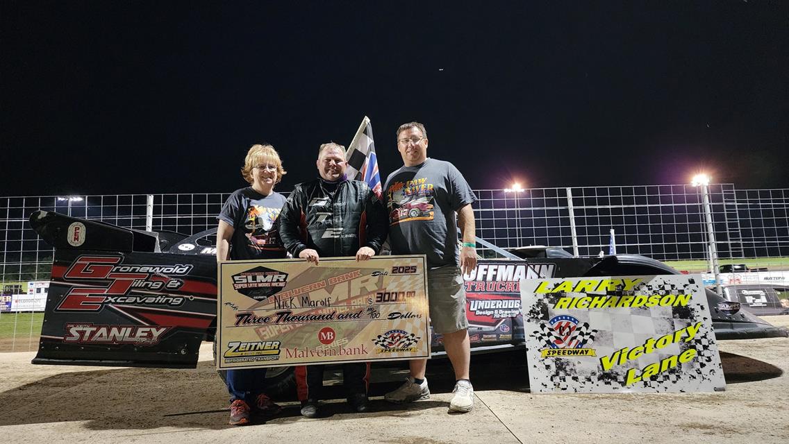 Marolf Breaks Through with Tony Stewart Tribute Victory