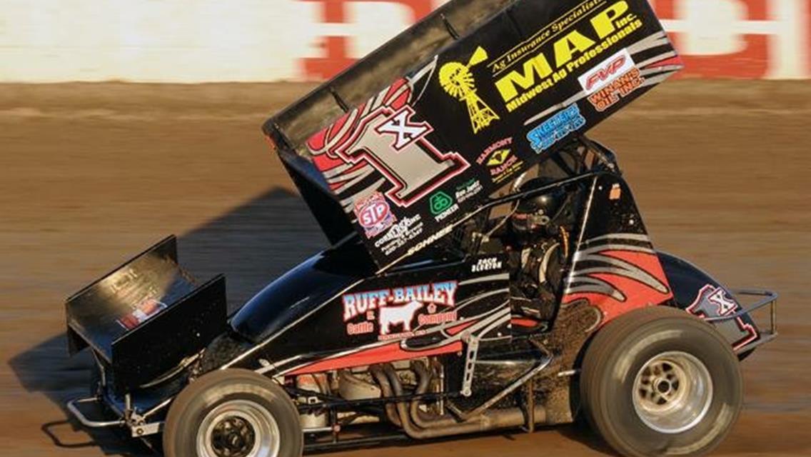 Blurton Scores Podium Finish During 360ci Sprint Car Season Debut