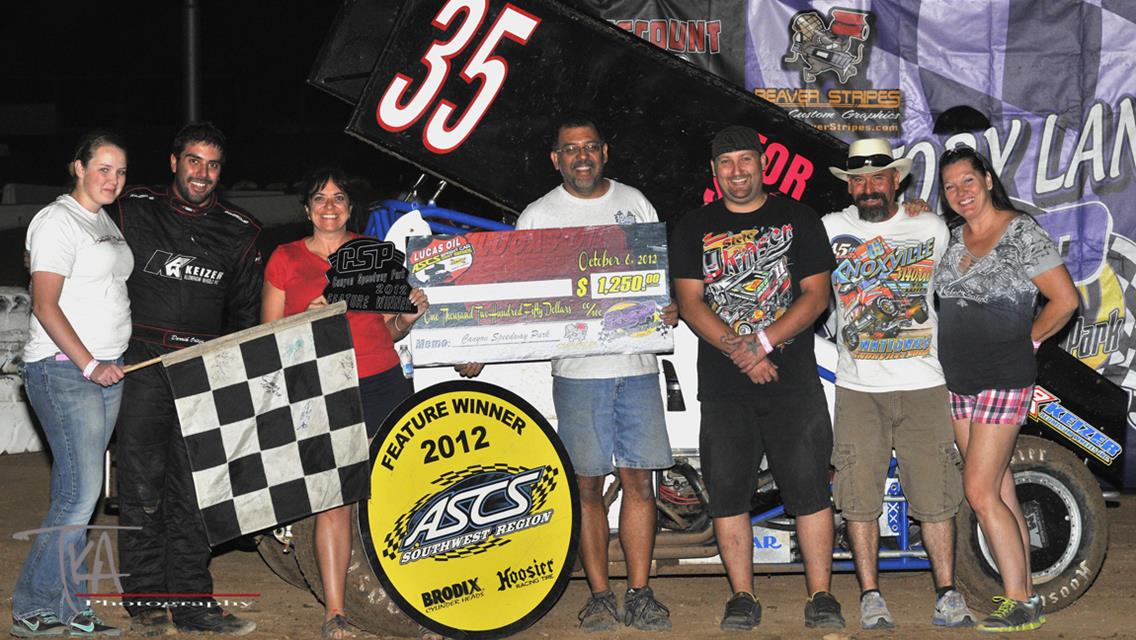 Ortega Tops ASCS Southwest at Canyon