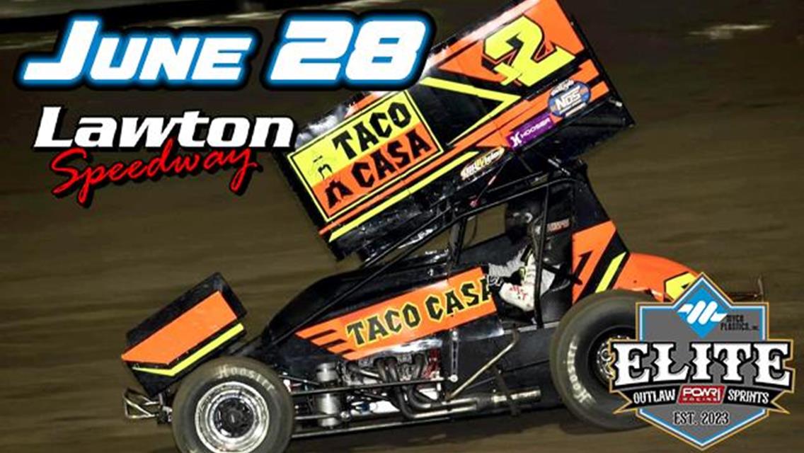 POWRi Elite Outlaw Sprints at Lawton Speedway