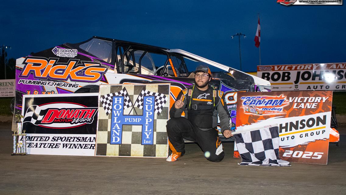 Century Mark for Hennessy, Shaw Returns to Victory Lane in Modifieds at Can-Am Speedway