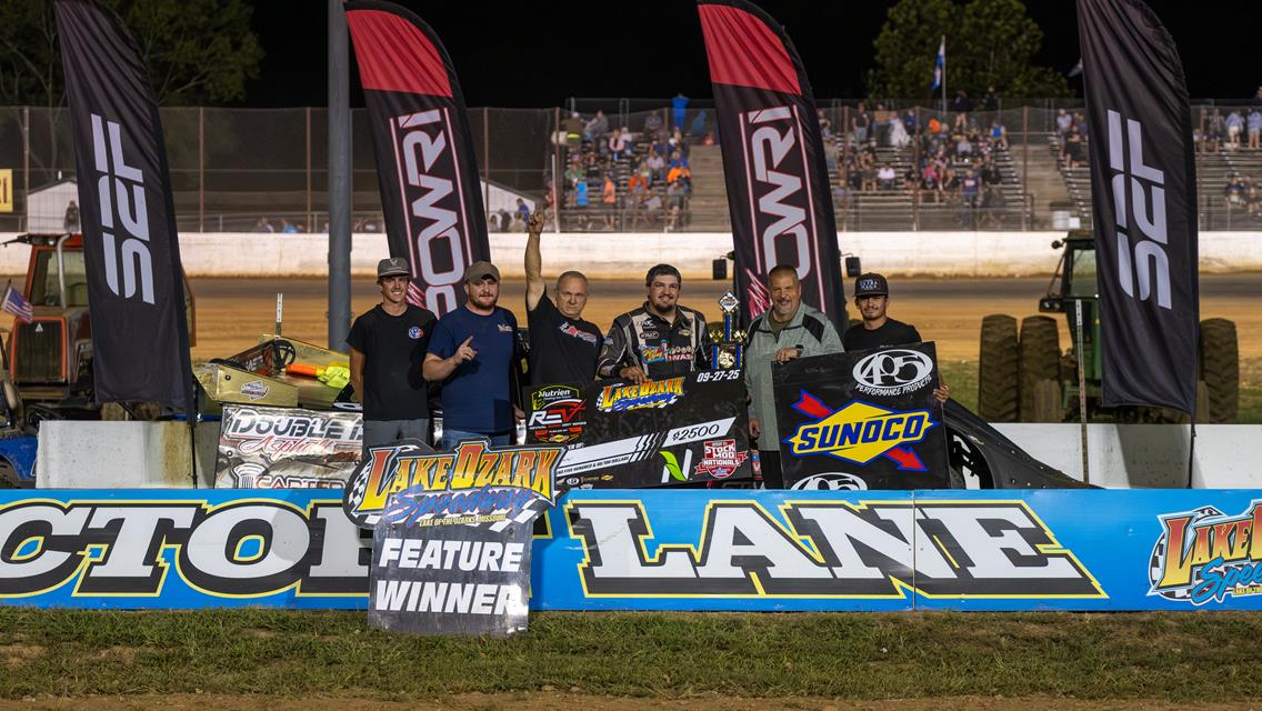 Tyler Wolff and Kylan Garner take Checkers at Lake Ozark Speedway&#39;s StockMod Nationals with REV Super Late Models
