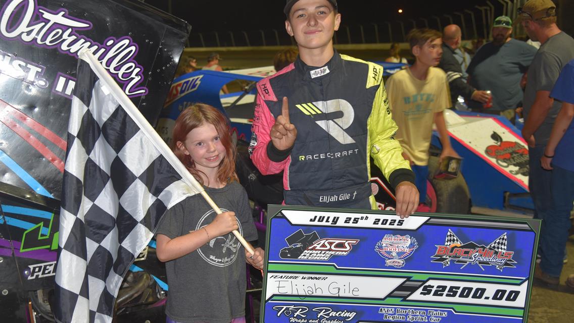 $2,500 to win ASCS Northern Plains Region + ASCS Western Plains Region Sprint Car Winners