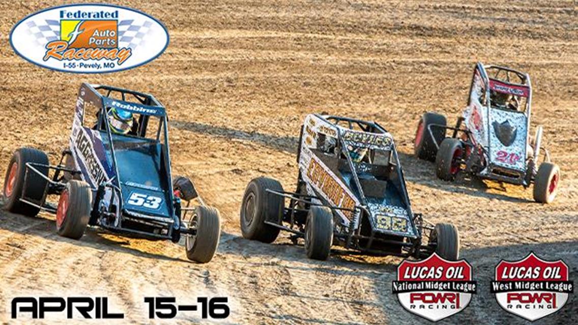 Pevely Weekend Approaches for POWRi National &amp; West Midget Leagues