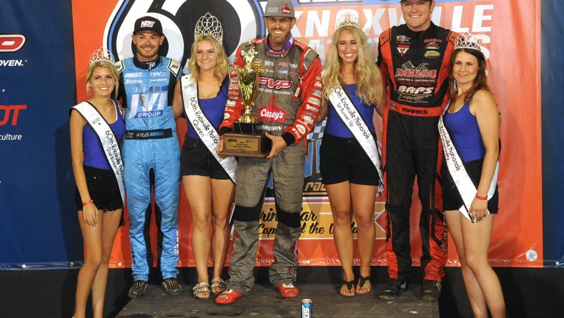 Brown flies Night 2 checkers at Knoxville Nationals