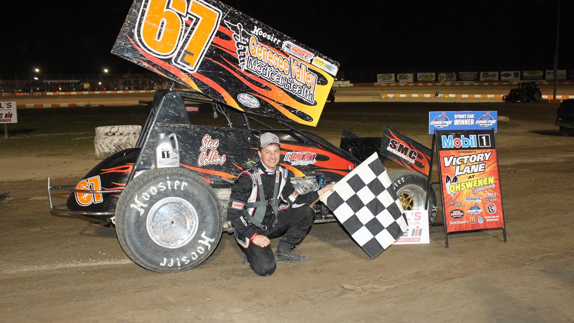 COLLINS TAKES FIRST VICTORY WITH SOS AT OHSWEKEN
