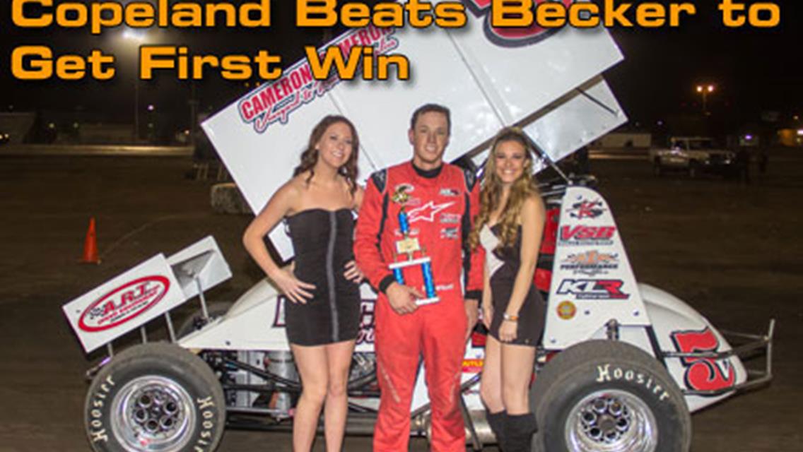 Copeland Beats Becker to Get First Win