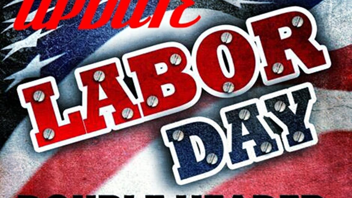 Labor Day Double Header Weekend $1000 to win Winged 600&#39;s &amp; $300 to win Restrictor&#39;s each night