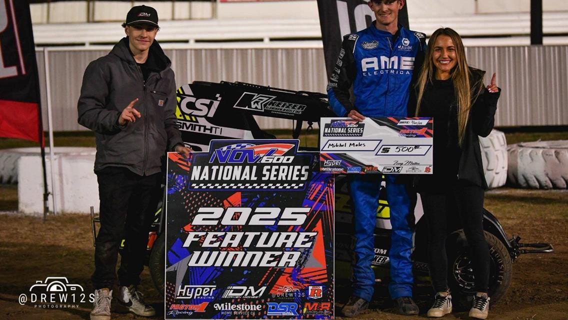 Moles, Hollan, and Roberts Race to NOW600 National Series Wins on Thursday at Creek County Speedway!
