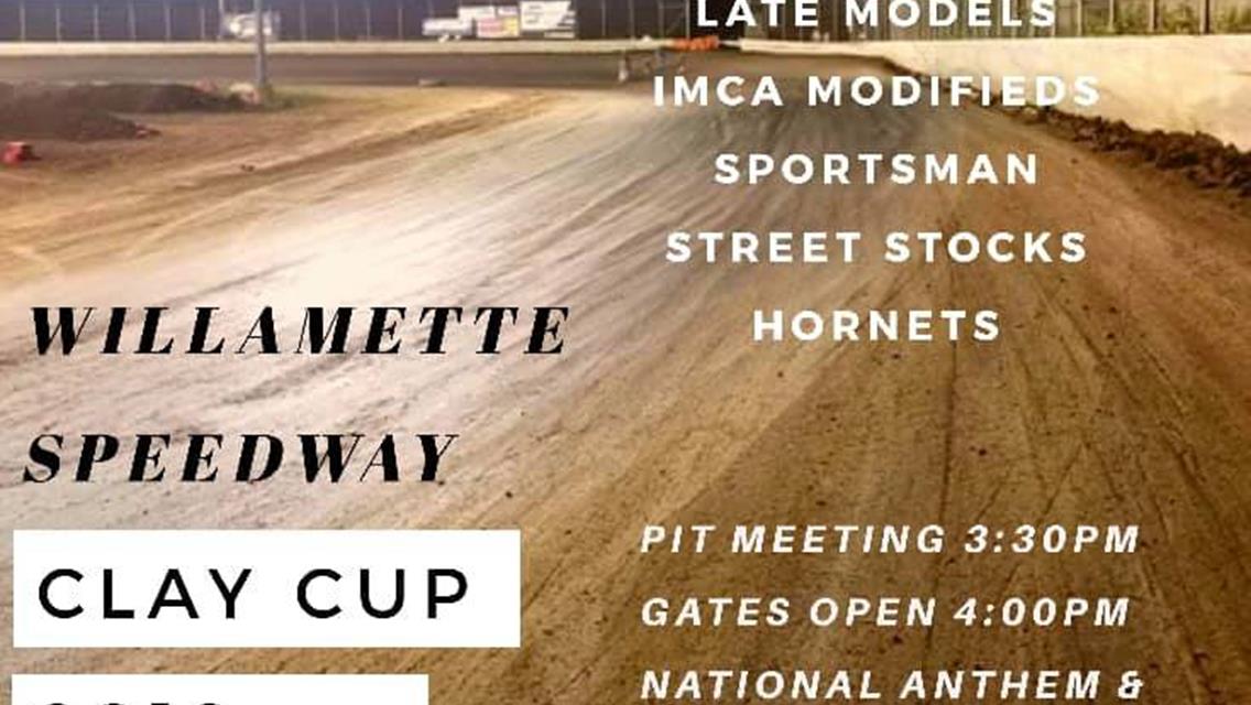 Clay Cup Next For Willamette Speedway On June 8th