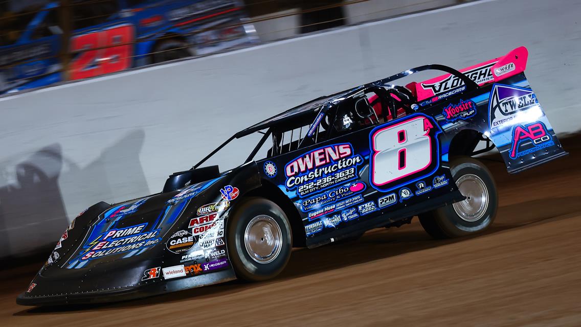 The Dirt Track at Charlotte (Concord, N.C.) – World of Outlaws Case Late Model Series – World Finals – November 6th-9th, 2024. (Josh James Artwork)