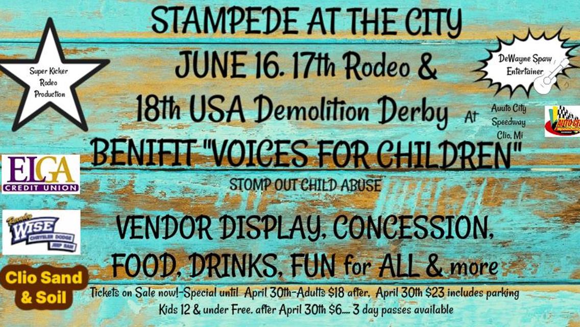 Clio Sand &amp; Soil Title Sponsor of &quot;Stampede at the City&quot;