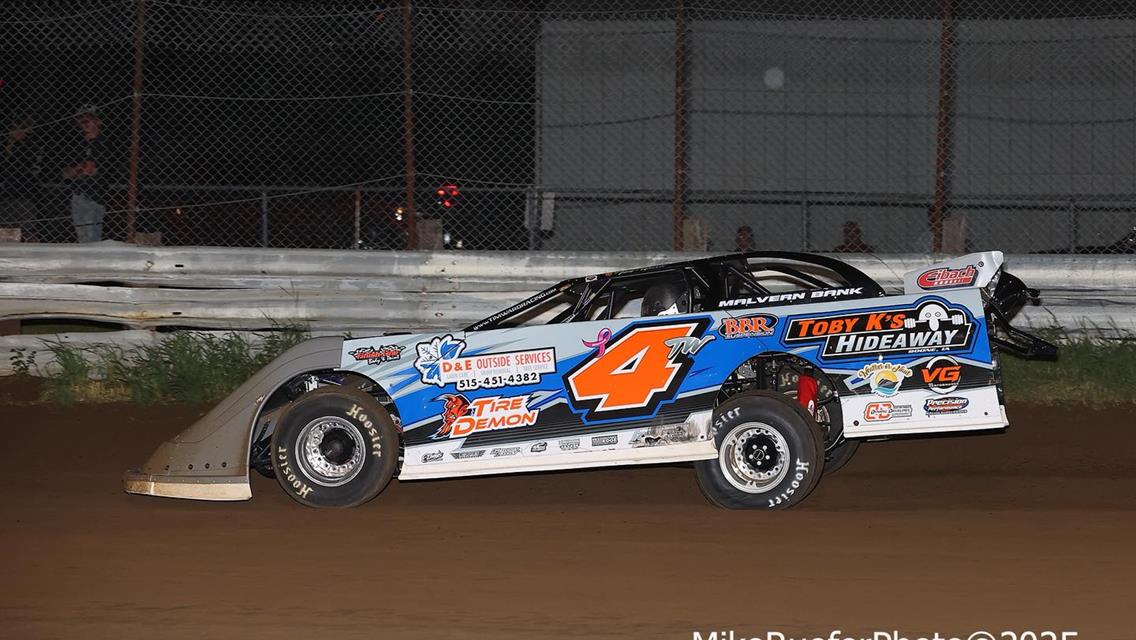 Lafayette County Speedway (Darlington, IA) – Malvern Bank East Series – June 20th, 2025. (Mike Ruefer photo)