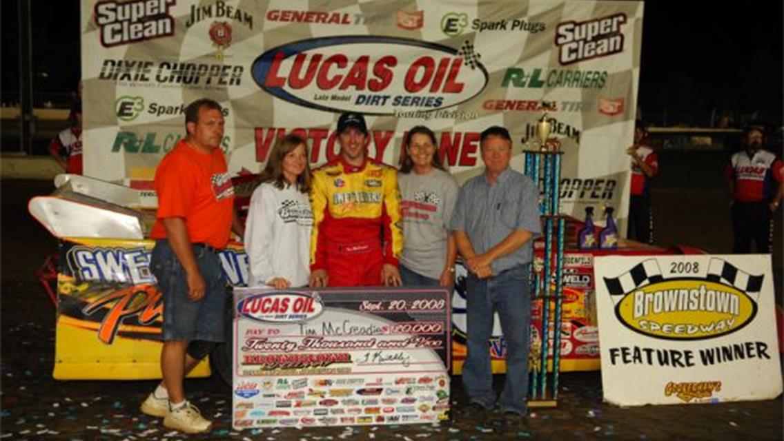 Tim McCreadie Masters Jackson 100 in First Ever Appearance at Brownstown