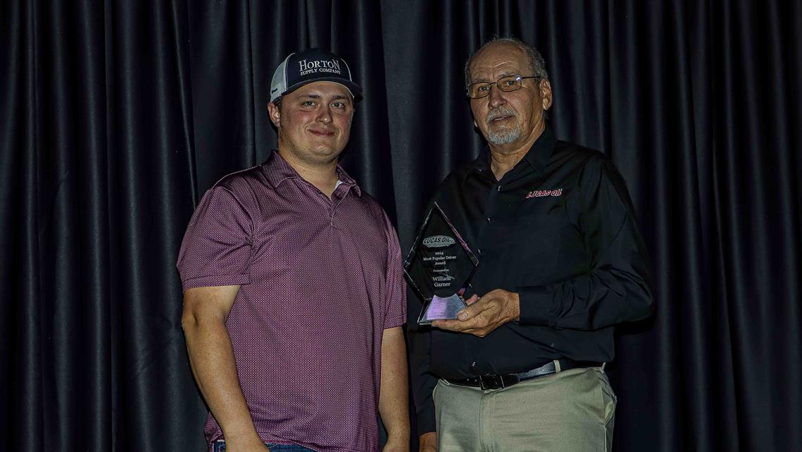 Earl Pearson Jr. named Forrest Lucas Award winner, Garner Most Popular Driver at Lucas Oil Speedway Awards banquet