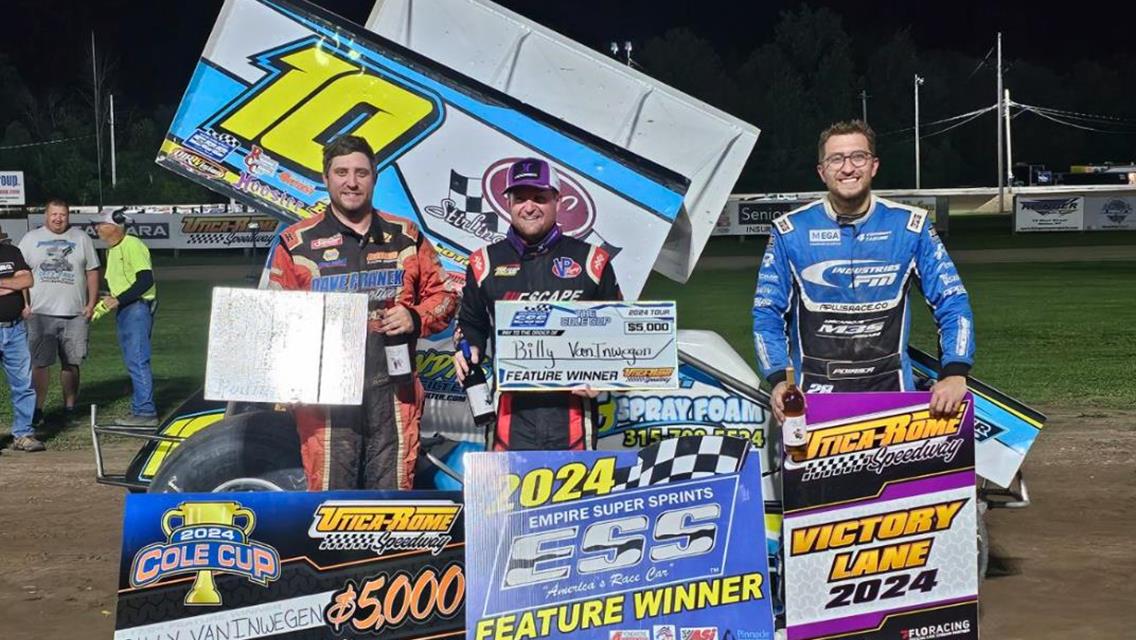 VanInwegen Pockets $5,000 for Cole Cup Victory at Utica Rome