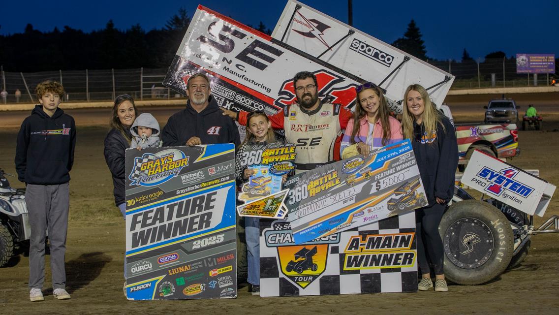 Dominic Scelzi Captures Two Western Sprint Tour Speedweek Presented by the Sprint Car Challenge Tour Wins During Strong Week in the Northwest