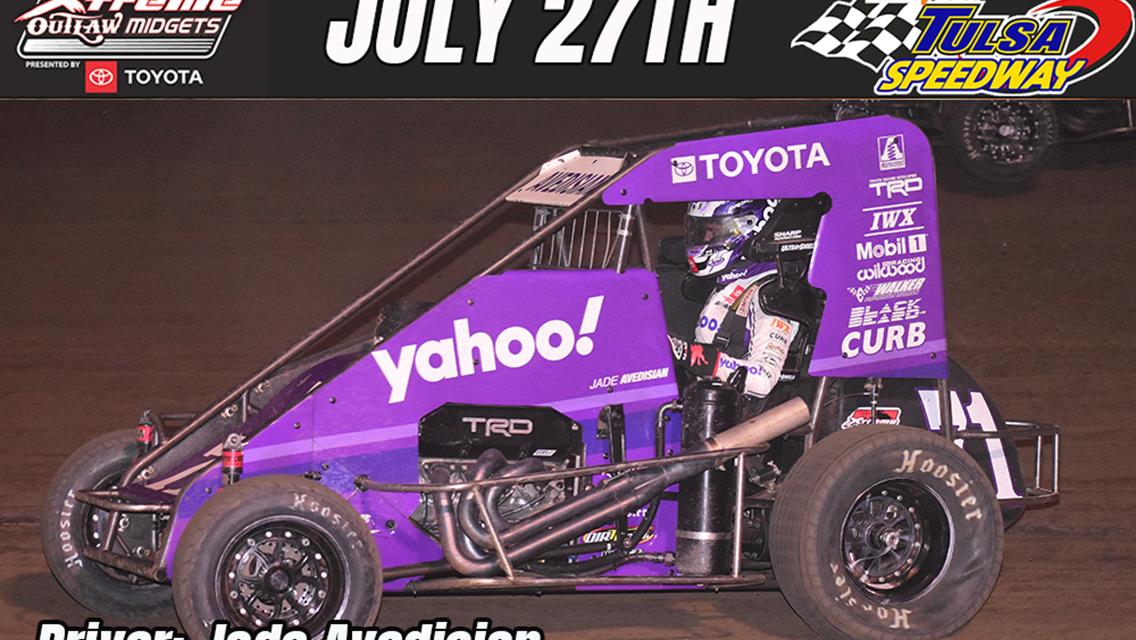 Defending Champion Xtreme Outlaw Series racer Jade Avedisian will be on site at Osage Casino &amp; Hotel Tulsa Speedway