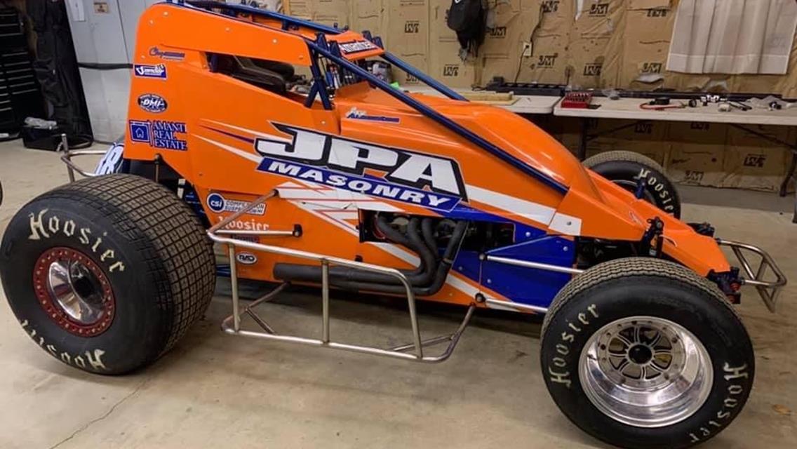 Amantea Continues to Gain Experience and Confidence With USAC East Coast Wingless Sprint Cars Series