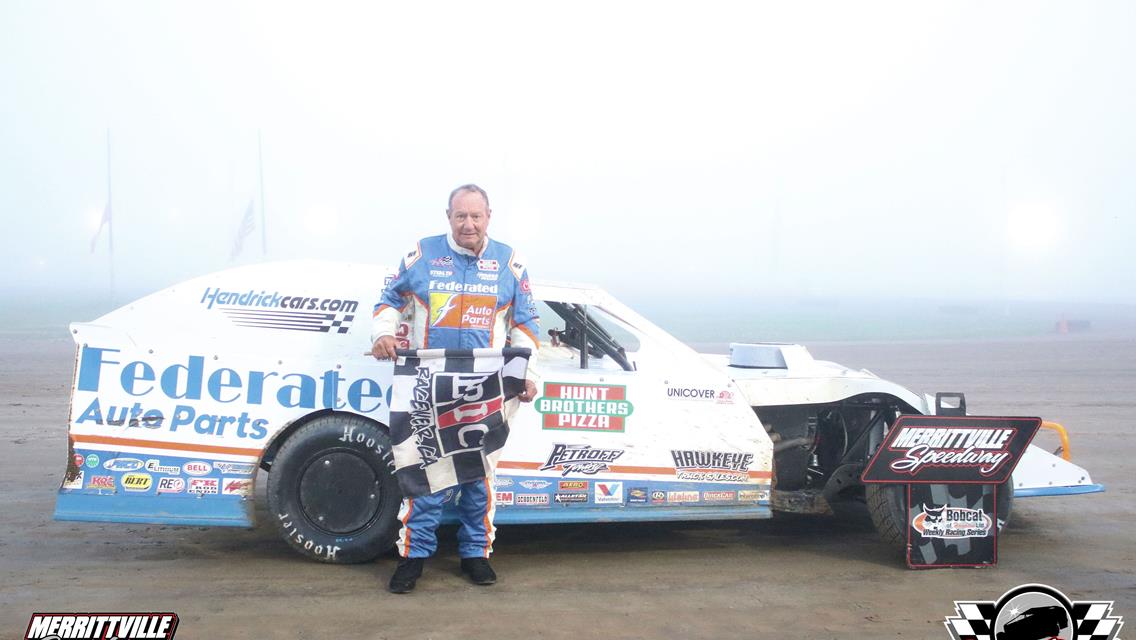 SCHRADER SEES CHECKERED CLEARLY AS RACING IS FOGGED OUT AT MERRITTVILLE