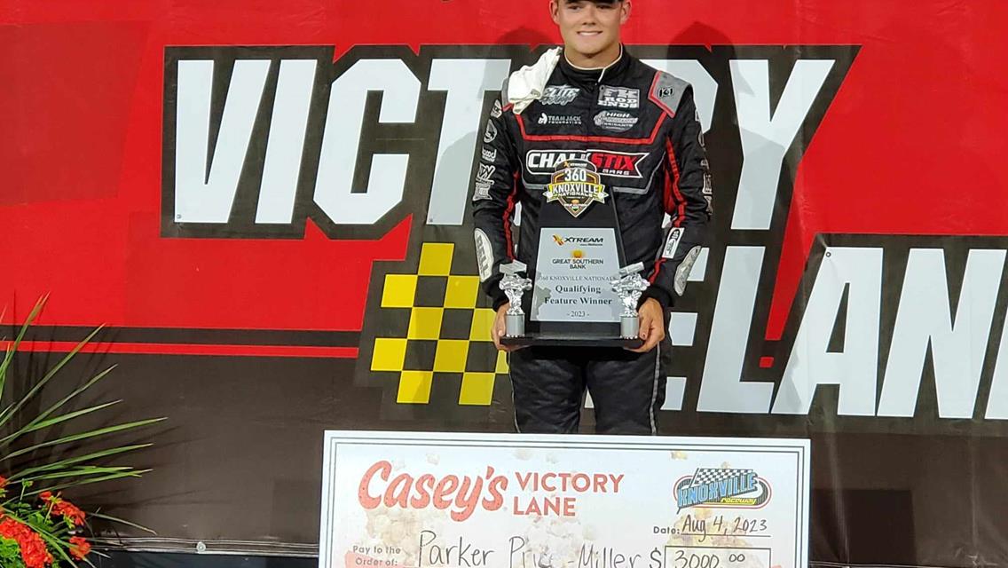 Parker Price-Miller Holds On For First 360 Win At Knoxville On Night 2 Of The Xtreme Powered by Mediacom 360 Knoxville Nationals!